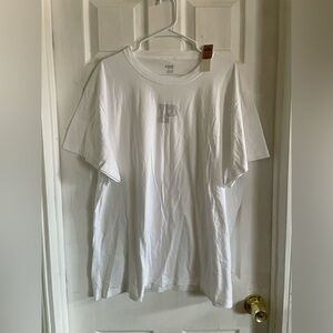 Victoria's Secret PINK white oversized short-sleeve bling P t-shirt NWT size XXL